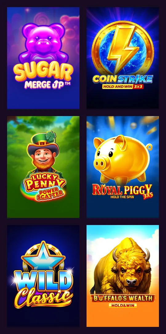 Slots and live games in the Lucky Hills mobile casino app